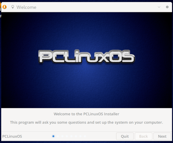 Welcome Screen