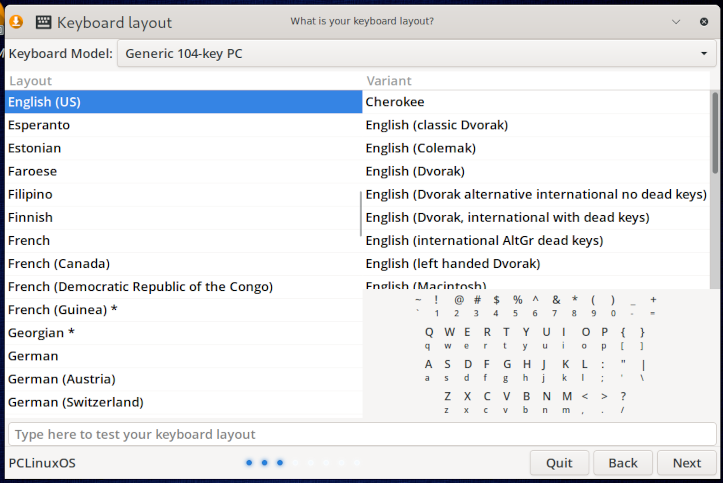 Keyboard Layout