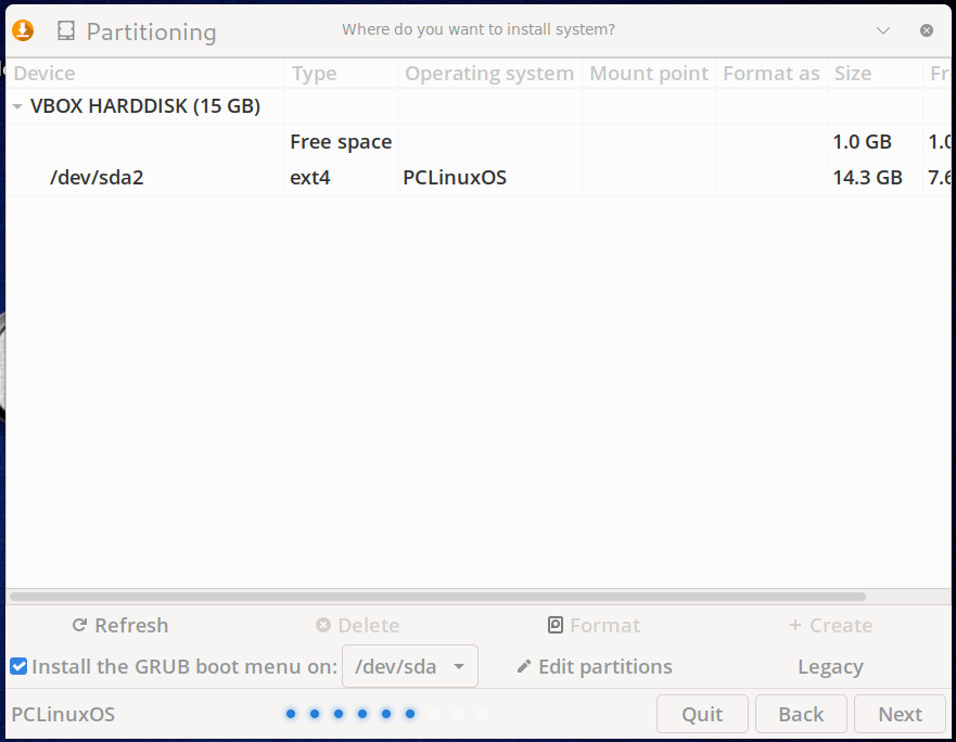 Manual Partitioning